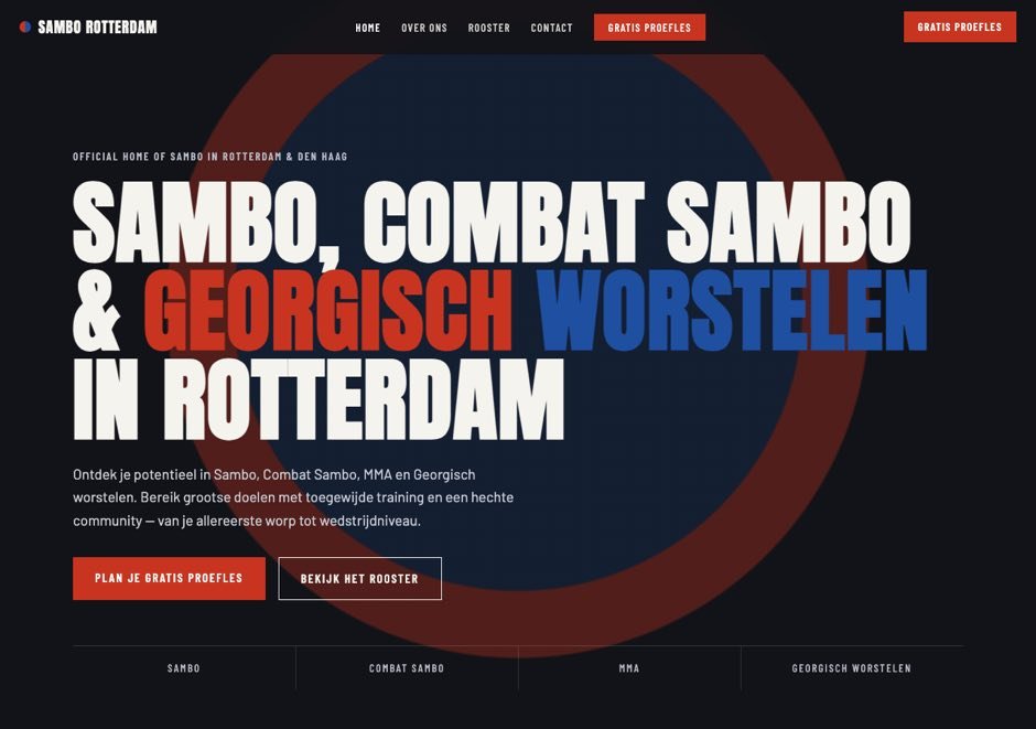 Sambo Rotterdam homepage